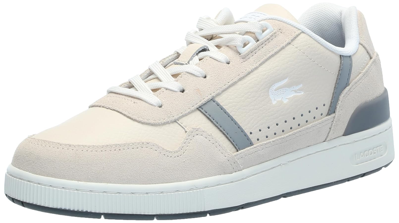 ☆送料無料☆ LACOSTE T-CLIP ☆ Amazon.com | Lacoste Men's T-Clip Sneaker, Off WHT/Gry, 7.5