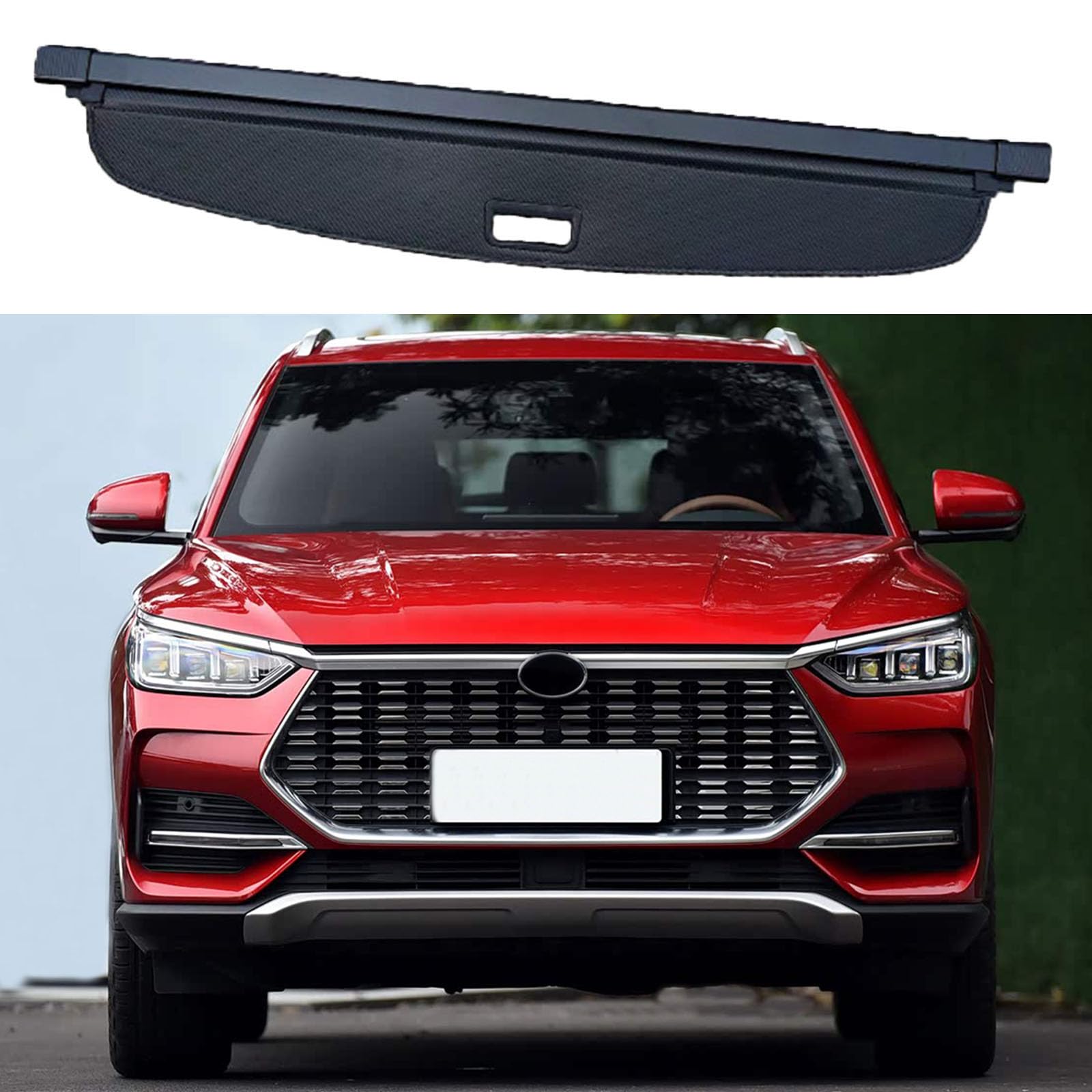 YYFYYDS Retractable Rear Trunk Parcel Shelf,Compatible with BYD Song Plus 2019-2025,Car storage