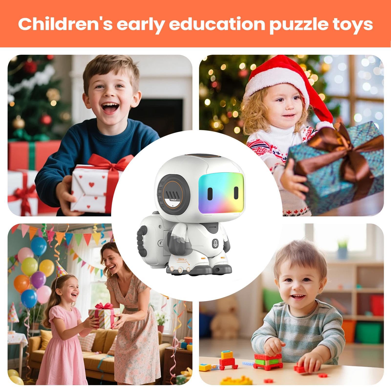 Robot Para Niños Robot Inteligente Eléctrico Con Mando A Distancia | Robots Interactivos Divertidos para Niños para Niños Niñas Adolescentes Familia Hogar Aula Juego Campamento del Día