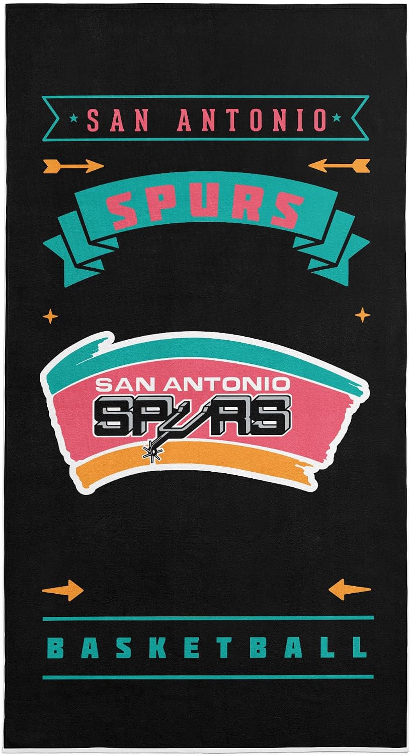 Northwest NBA San Antonio Spurs Beach Towel, 30" x 60", Hardwood Classics