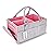 Baby Diaper Caddy Organizer for Girl Boy Large Nursery Storage Bin Basket Portable Holder Tote Bag for Changing Table and Car Baby Shower Gifts Newborn Essentials Baby Registry Must Haves Items