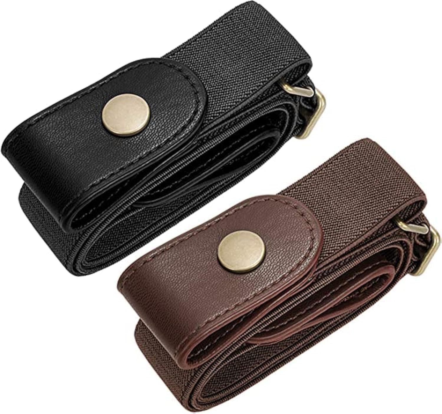 No Buckle Elastic Stretch Belts for Men and Women, Comfortable Invisible Belts for Jeans Pants