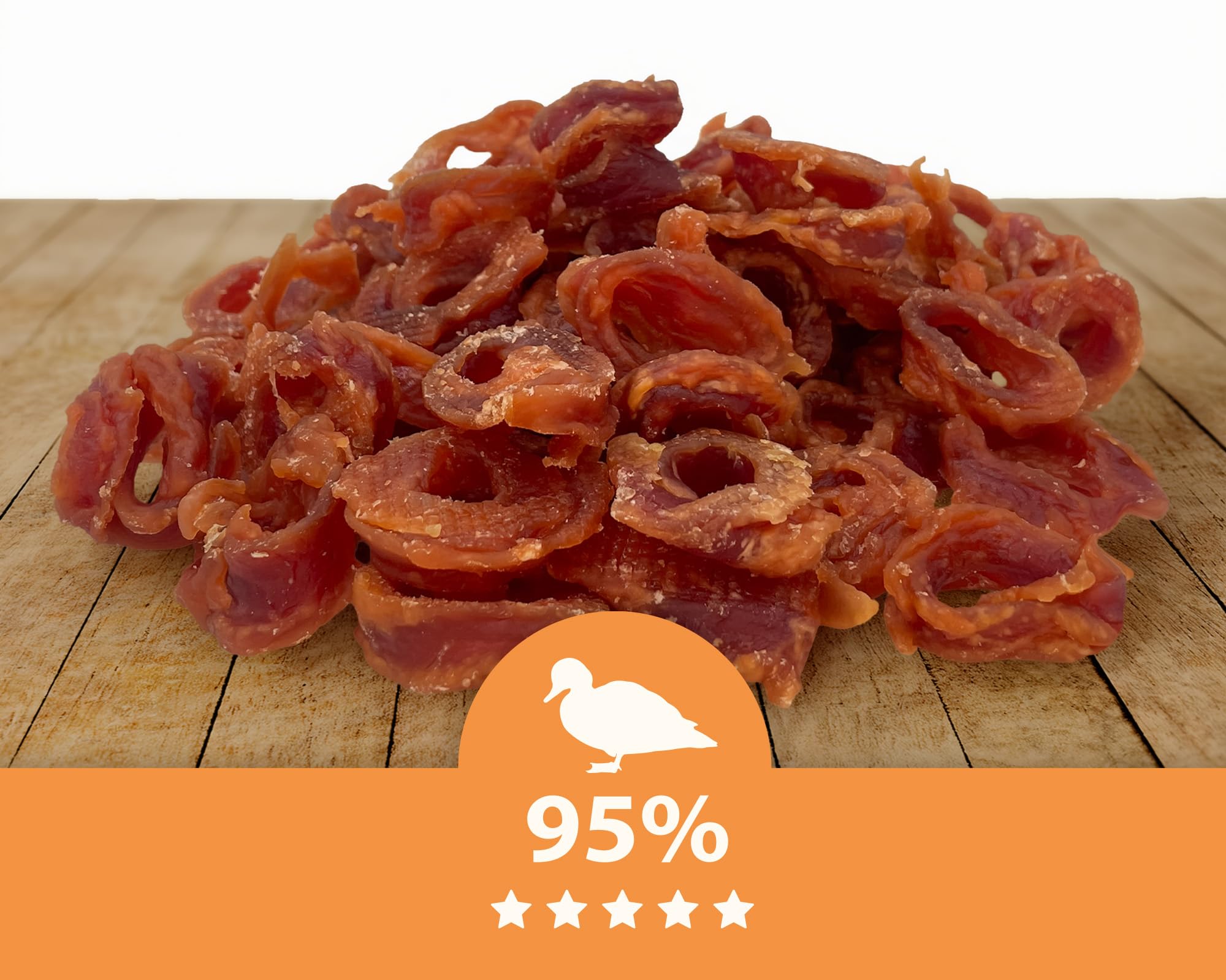 Golosinas para perros, 95% carne de pato, sin cereales, 2 x 500 g