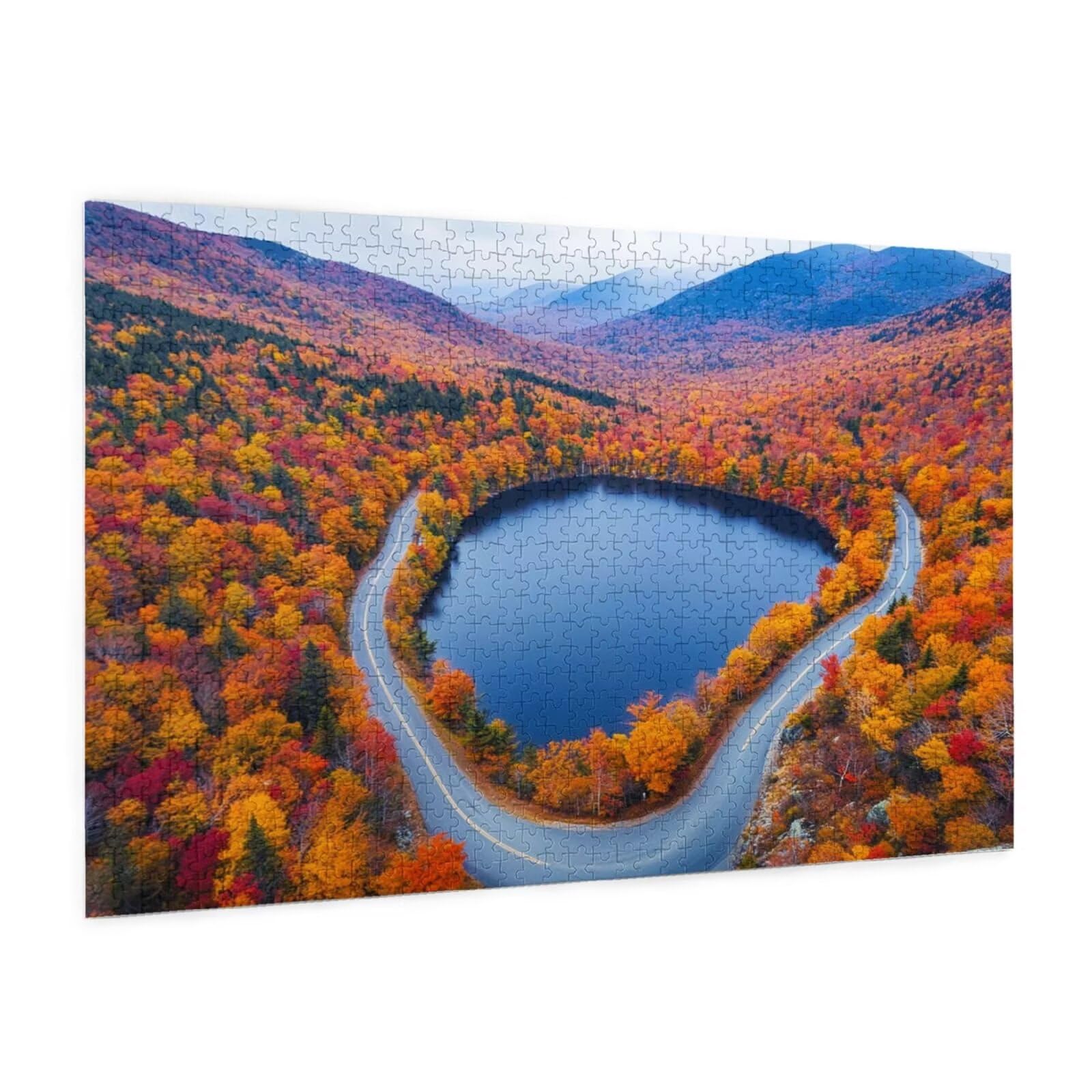 Puzzle natura, 6000 elementów, jezioro, puzzle dla dorosłych, z pudełkiem na prezent, duże drewniane puzzle dla dorosłych, gra zręcznościowa dla całej rodziny, prezenty dla kobiet, 105 x 180 cm, 1094y