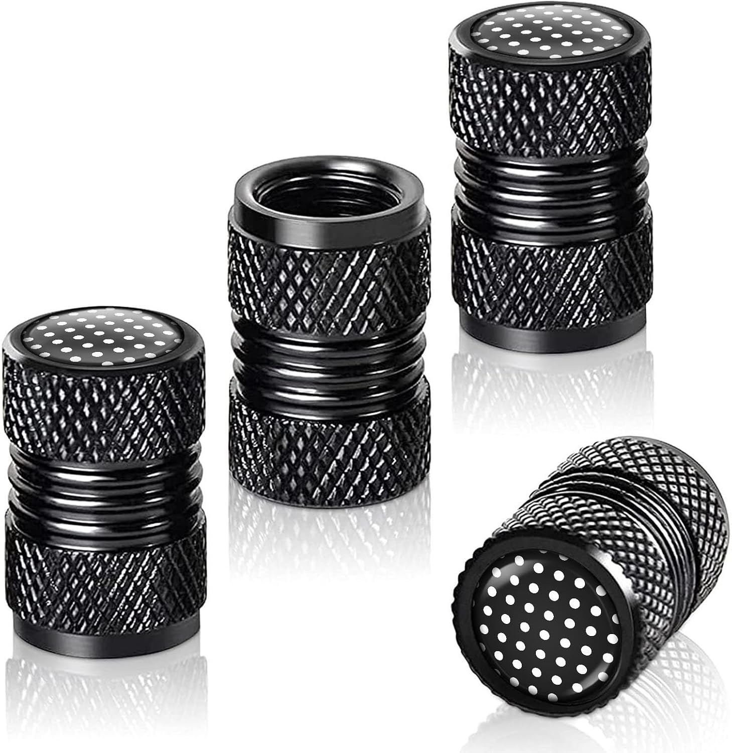 Zebra Stripes Valve Stem Caps 4 Pack Universal for Cars SUV image 5