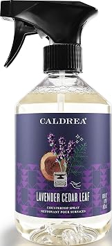 Caldrea Multi-surface CounterTop Spray Cleaner, Made With Vegetable Protein Extract, Lavendar Cedar Leaf Scent, 16 Oz