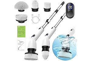 Intelligent Electric Spin Scrubber - The Ultimate Cleaning Companion
