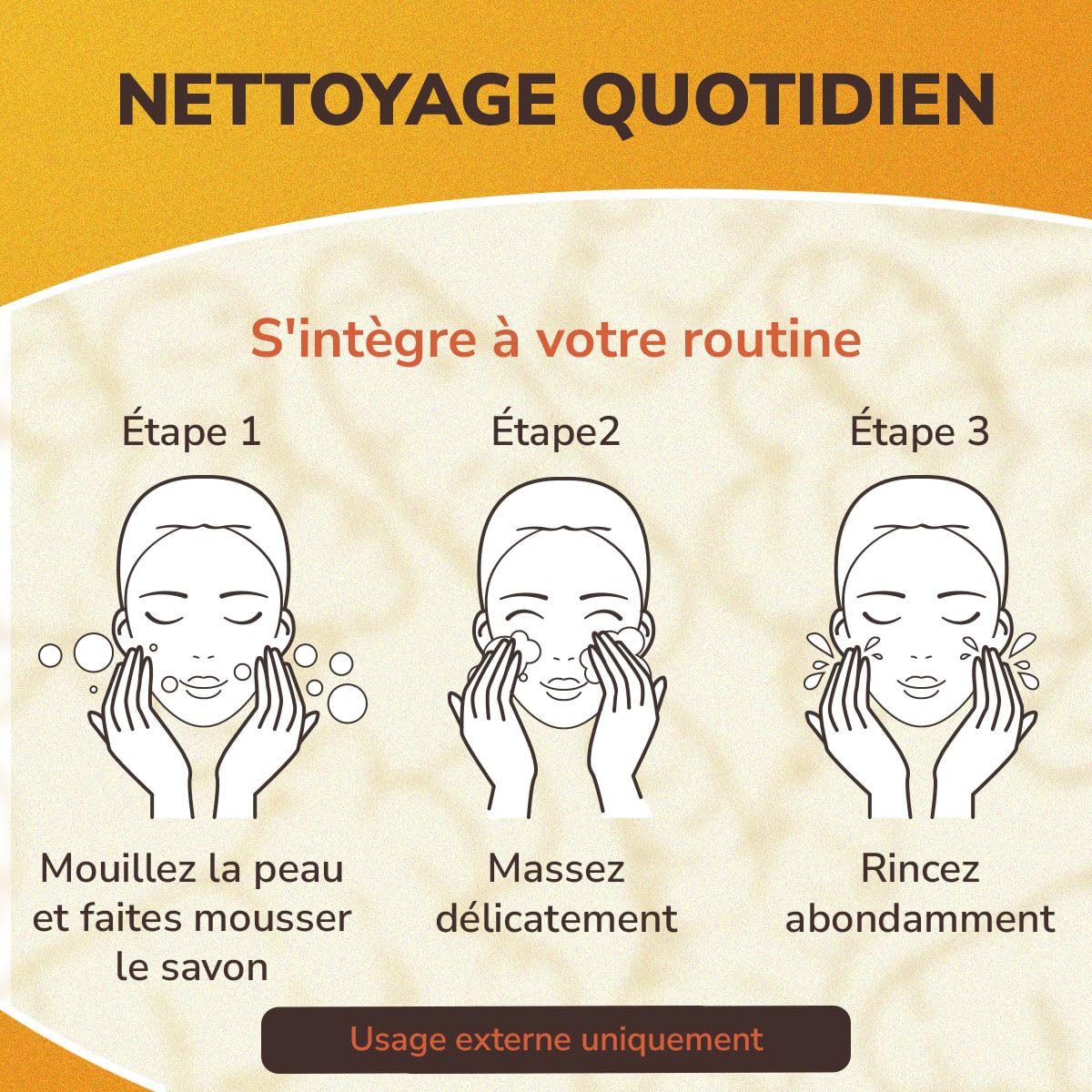 Savon Curcuma Visage contre les Taches, Éclaircissant & Hydratant, Doux Visage & Corps, Vit. C, Rétinol, Ac. Hyaluronique, Beurre de Karité, Huile Olive & Vit. E, Sans Parabènes & SLS(100g x 2 Savons)