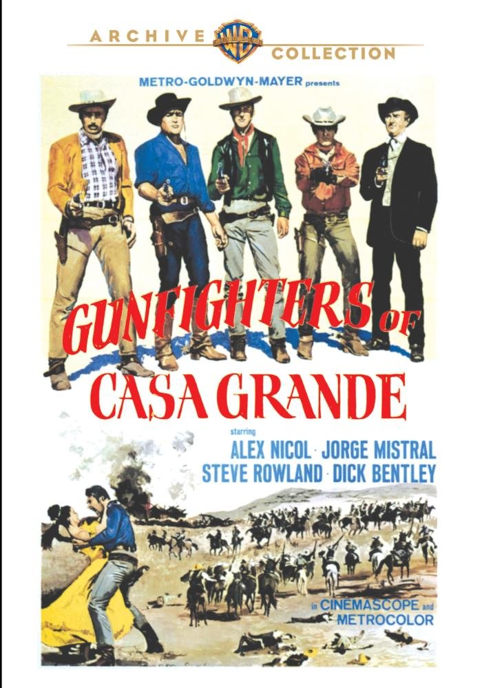 Gunfighters of Casa Grande DVD pelicula western americana de coleccionismo