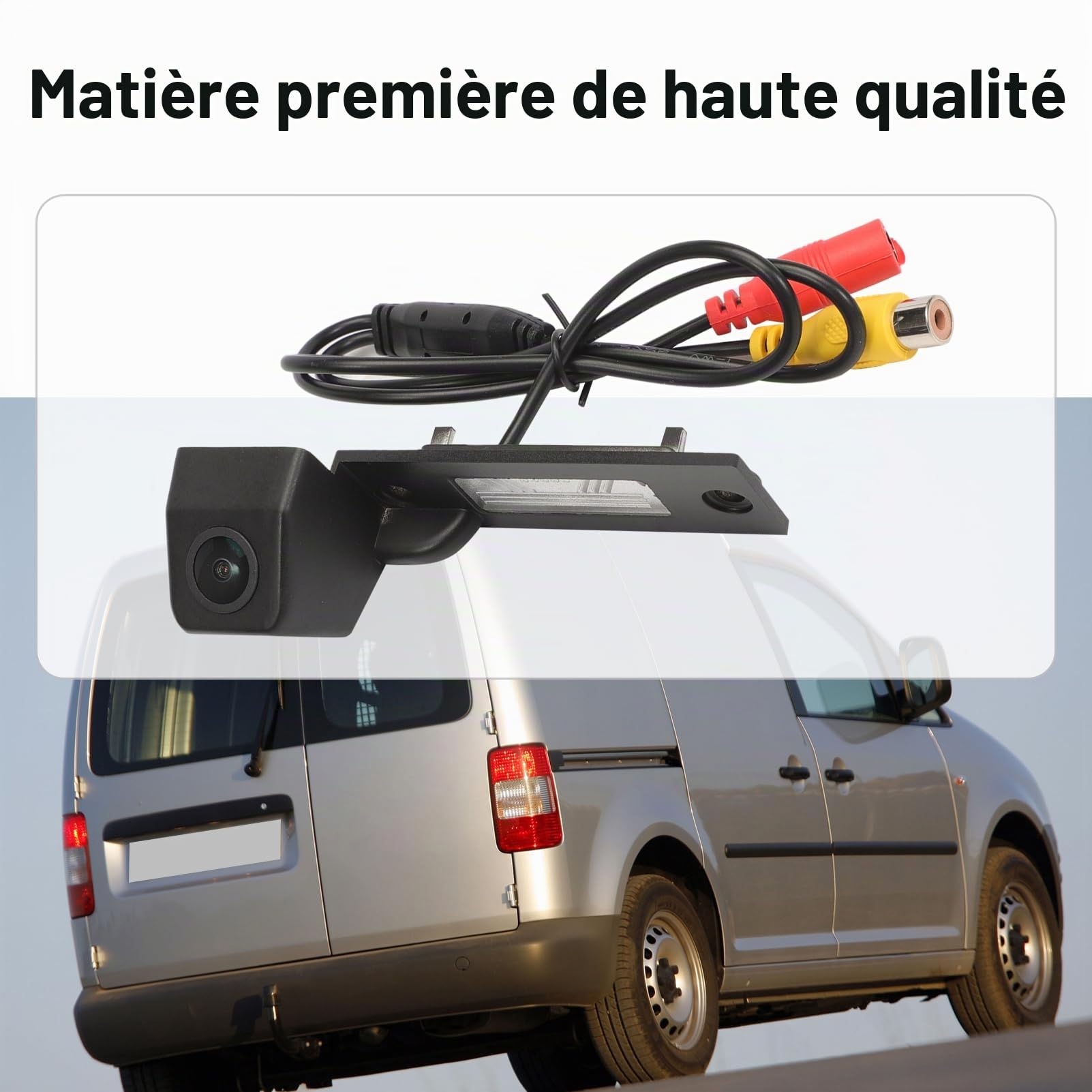 Caméra de recul à vision nocturne avec aide au stationnement (angle droit) pour Touran pour Passat B5 B6 3B 3C Caddy Golf 4/ Plus T5 Transporter Camera de stationnement étanche