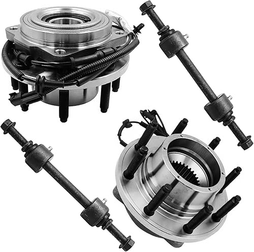 Miniatura 127 de Detroit Axle - Kit de cubos de rodamiento de rueda delantera de 6 piezas para Dodge Dart 2013-2016, Chrysler 200 2015-2017, 2 cojinetes de rueda