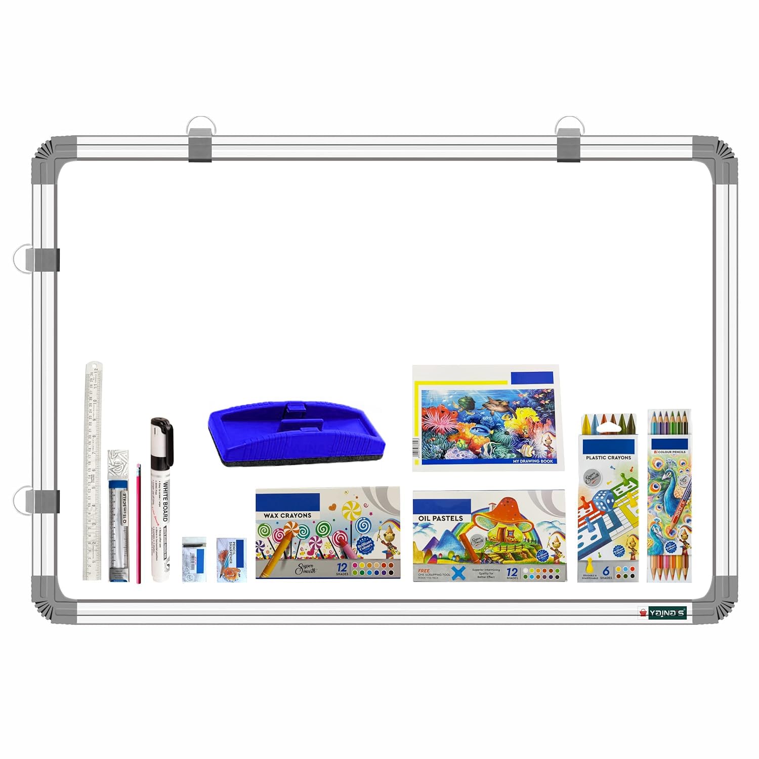 YAJNAS Magnetic Whiteboard - Portable Lapboard -28
