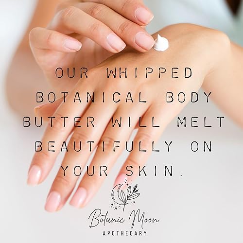 Miniatura 5 de BOTANIC MOON APOTHECARY - Mantequilla corporal botánica batida Urban Moon  Karité y vainilla natural para piel seca  Fórmula de mantequilla corporal