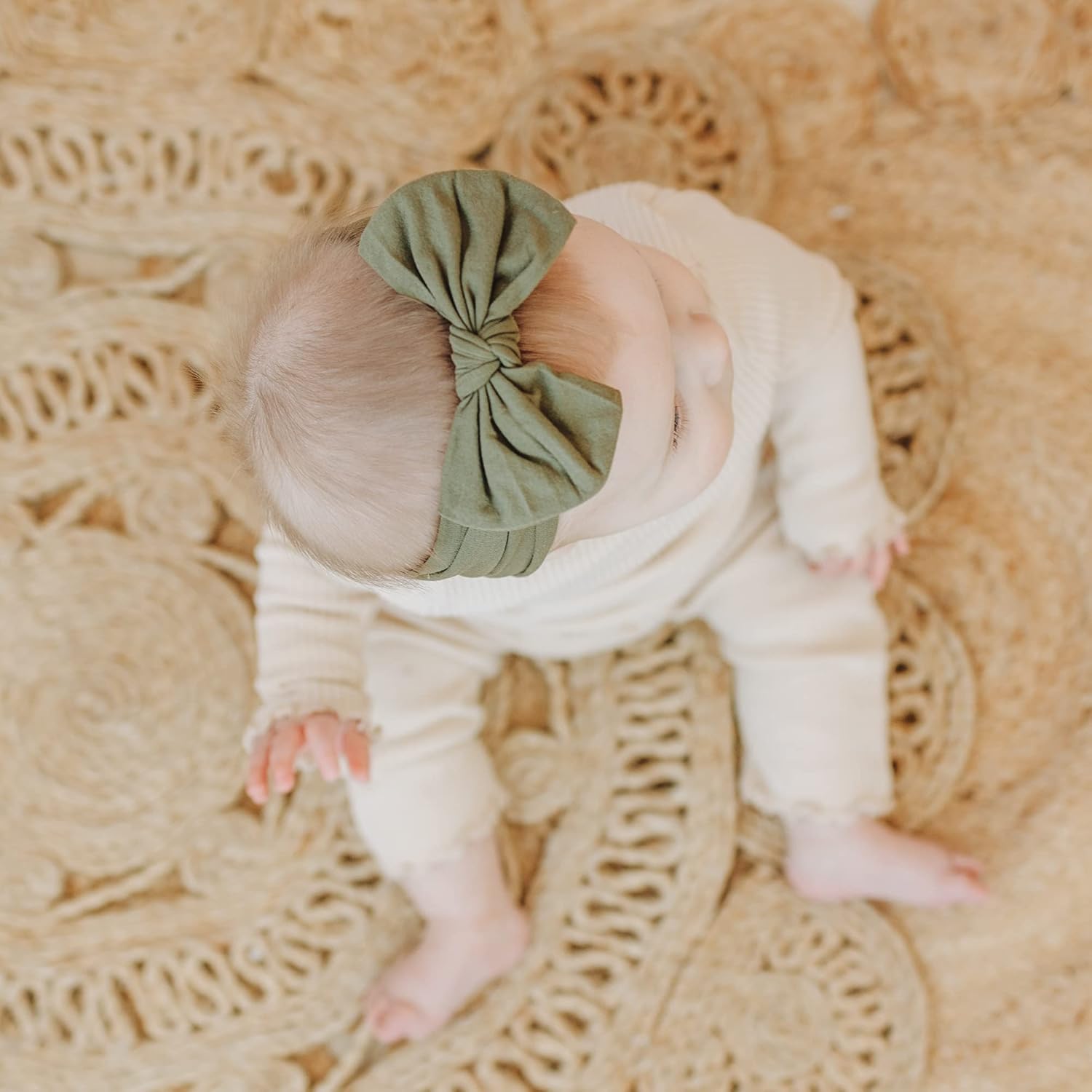 Prohouse 20PCS Baby Nylon Headbands Hairbands Hair Bow Elastics for Baby Girls Newborn Infant Toddlers Kids - Image 4