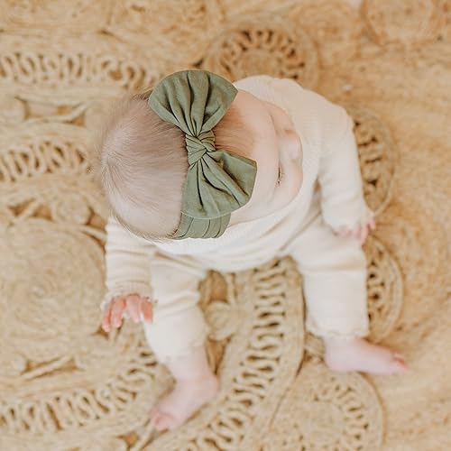 Miniatura 4 de Prohouse 20 diademas de nailon para bebé, cintas elásticas para el pelo para bebés, niñas, recién nacidos, niños pequeños y niños pequeños