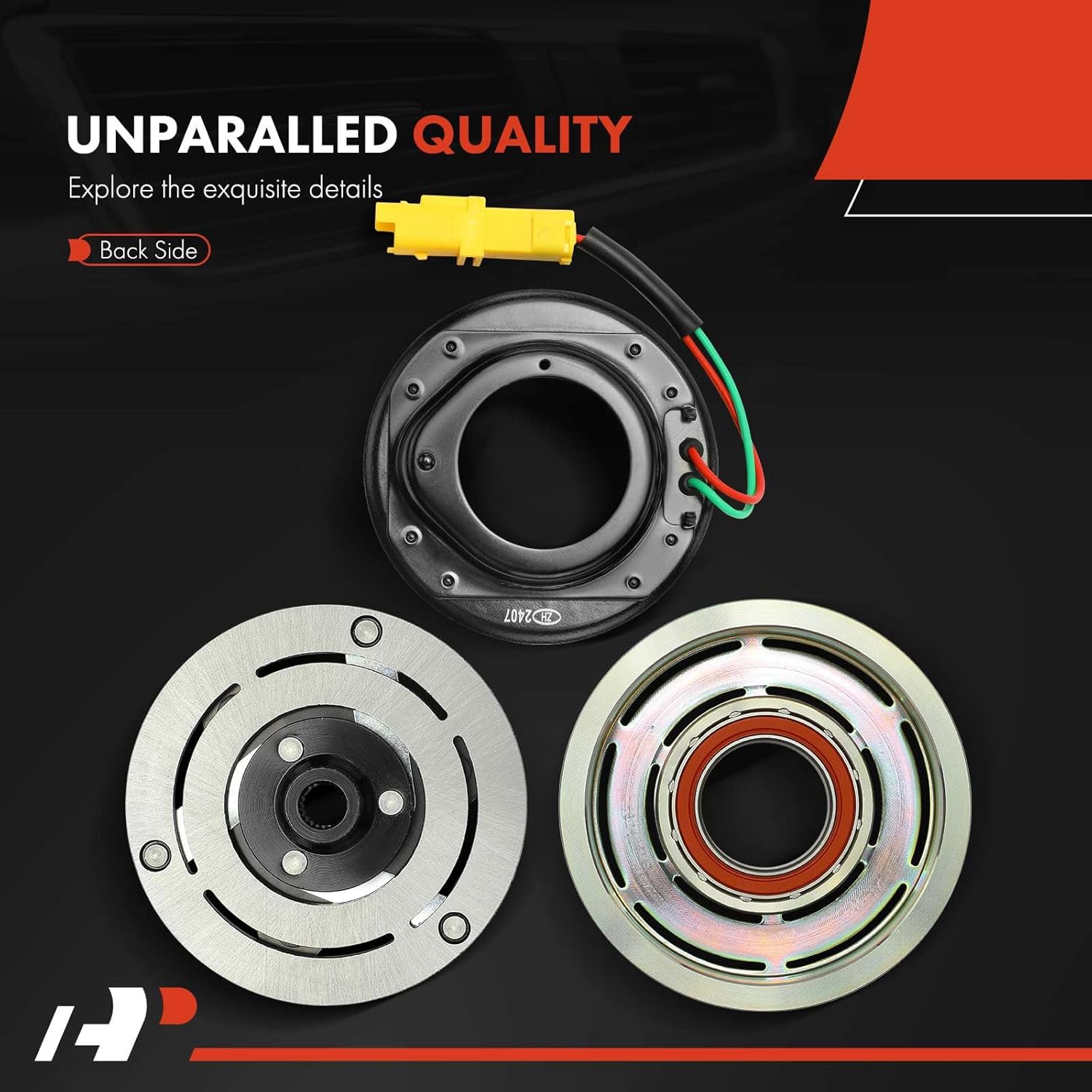 A-Premium Air Conditioner AC Compressor Clutch Kit Compatible with Mini Cooper 2008-2013 2015, Cooper Countryman 2011-2013 2015, Cooper Paceman 2013 2015, 1.5L 1.6L 2.0L