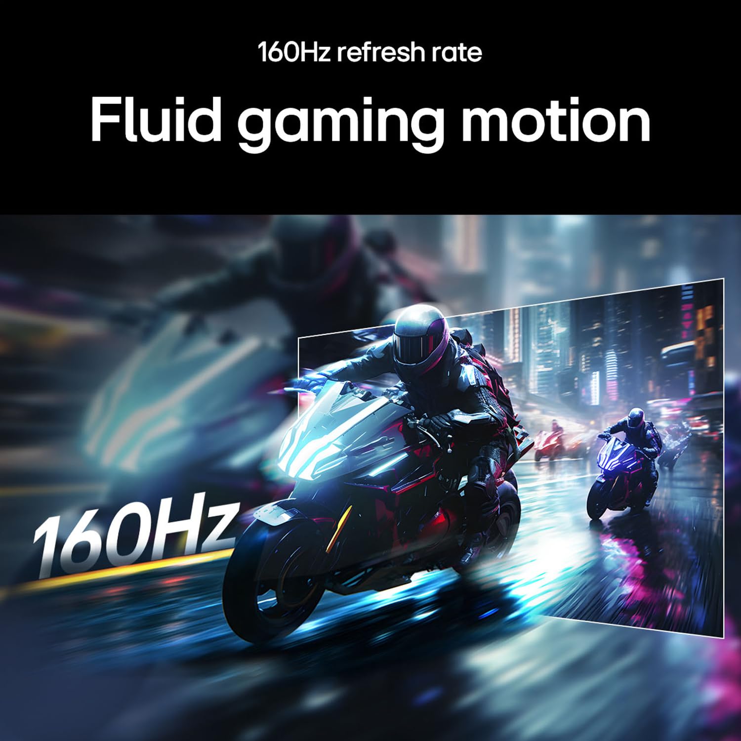 LG 34G600A Smartchoice 86.36cm(34 Inch) Ultragear Curved (1800R) WQHD (3440x1440) Gaming Monitor, 160Hz, 1ms, Speakers, Anti-Glare, AMD FreeSync Premium, DP, HDMI, Tilt/Height/Swivel Adjustment(Black) — Amazon image 8