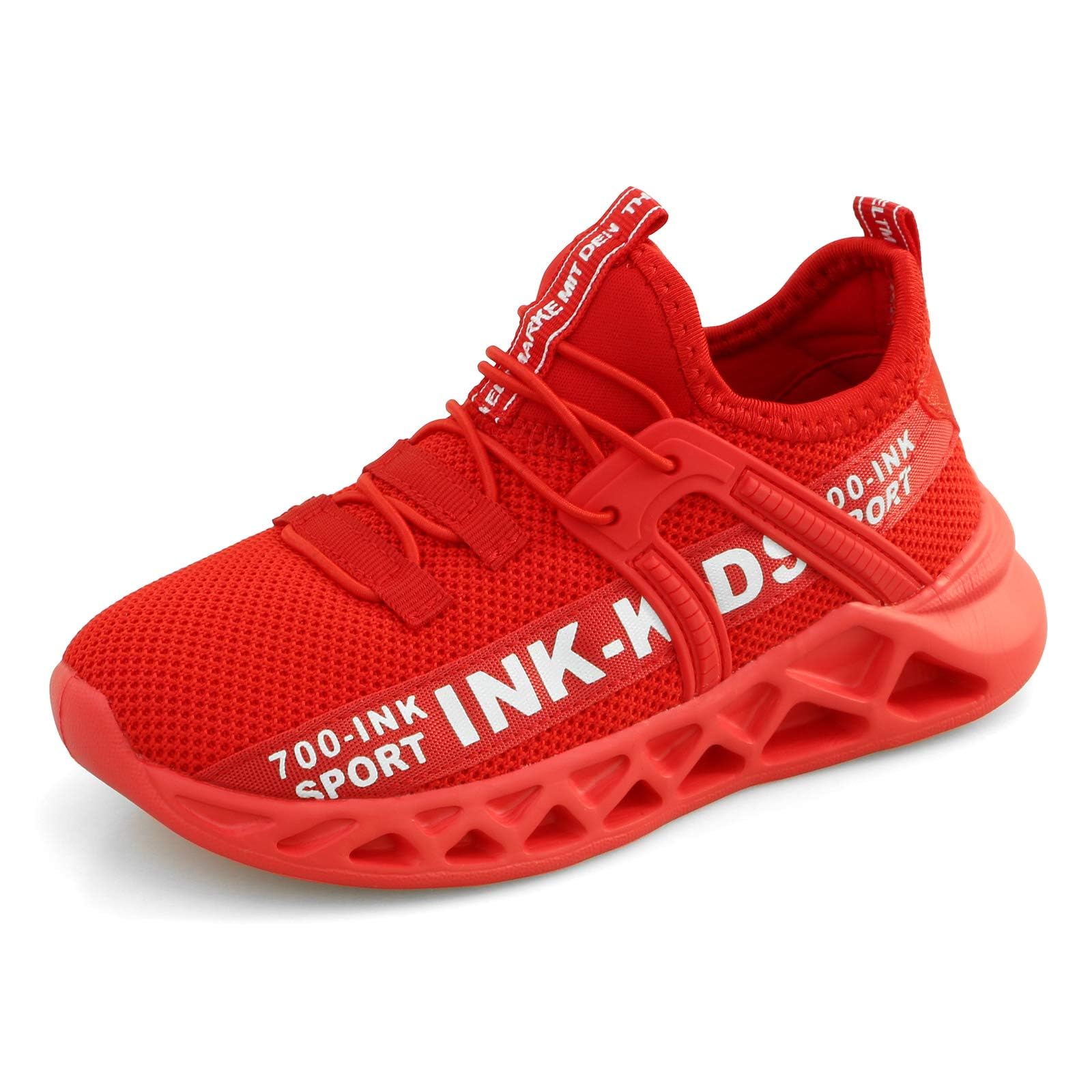 Basket Enfant Garcon Chaussures de Course Runing Sneakers Chaussures de Sport Filles Légère Outdoor EU26-39