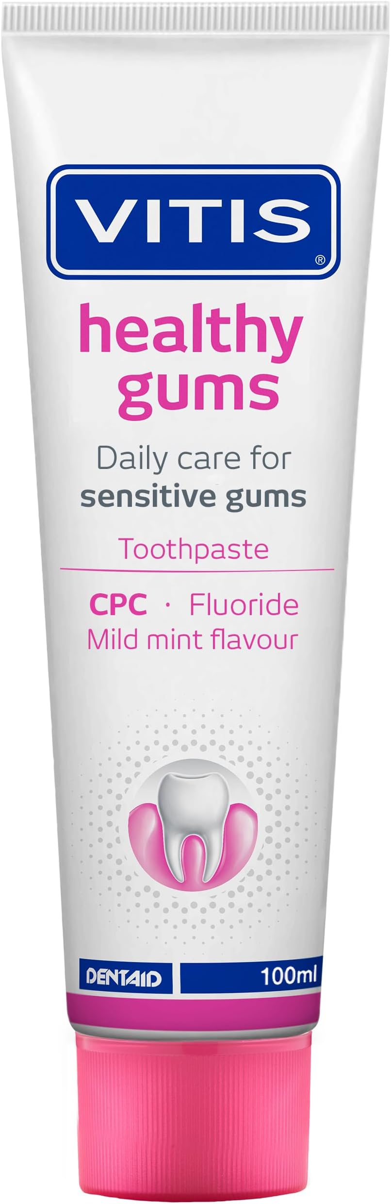Healthy Gums Toothpaste 100ml, Fluoride Toothpaste for Daily Gum Care