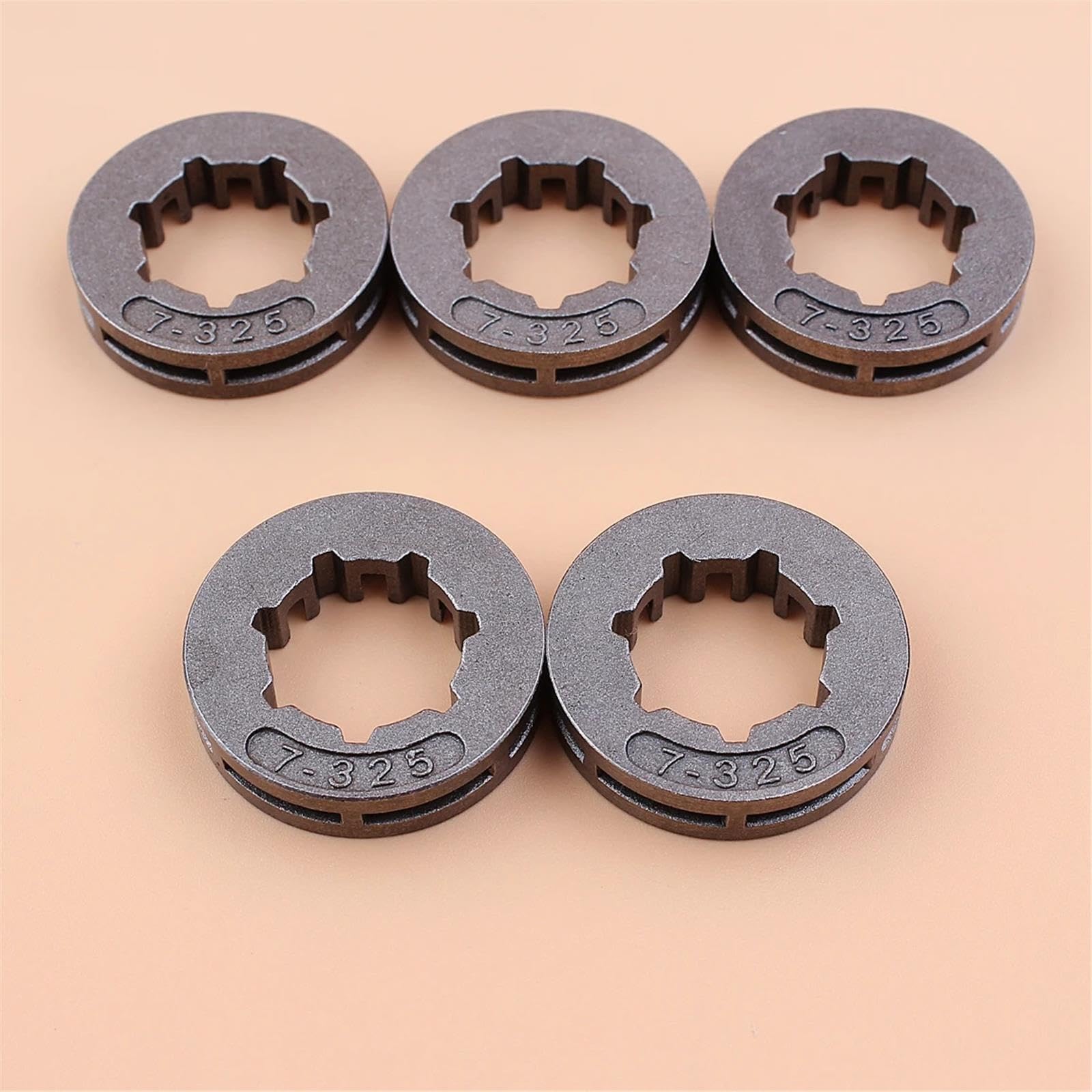 Piñón de llanta 5 uds., Paso 325, 7 Dientes, 17mm, para Stihl MS210
