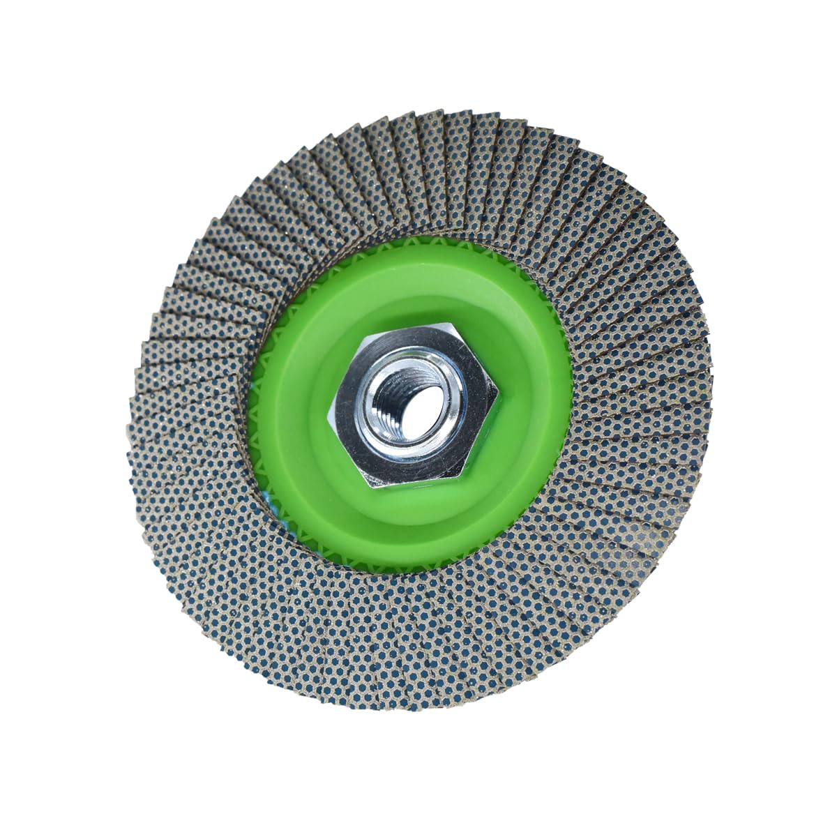 4.5 Inch Diamond Flap Disc 60 Grit, 5/8"-11 Threaded Grinding Wheel for Granite Marble Stone Concrete Glass,for Edge Grinding, Chamfering and Surface Refinement