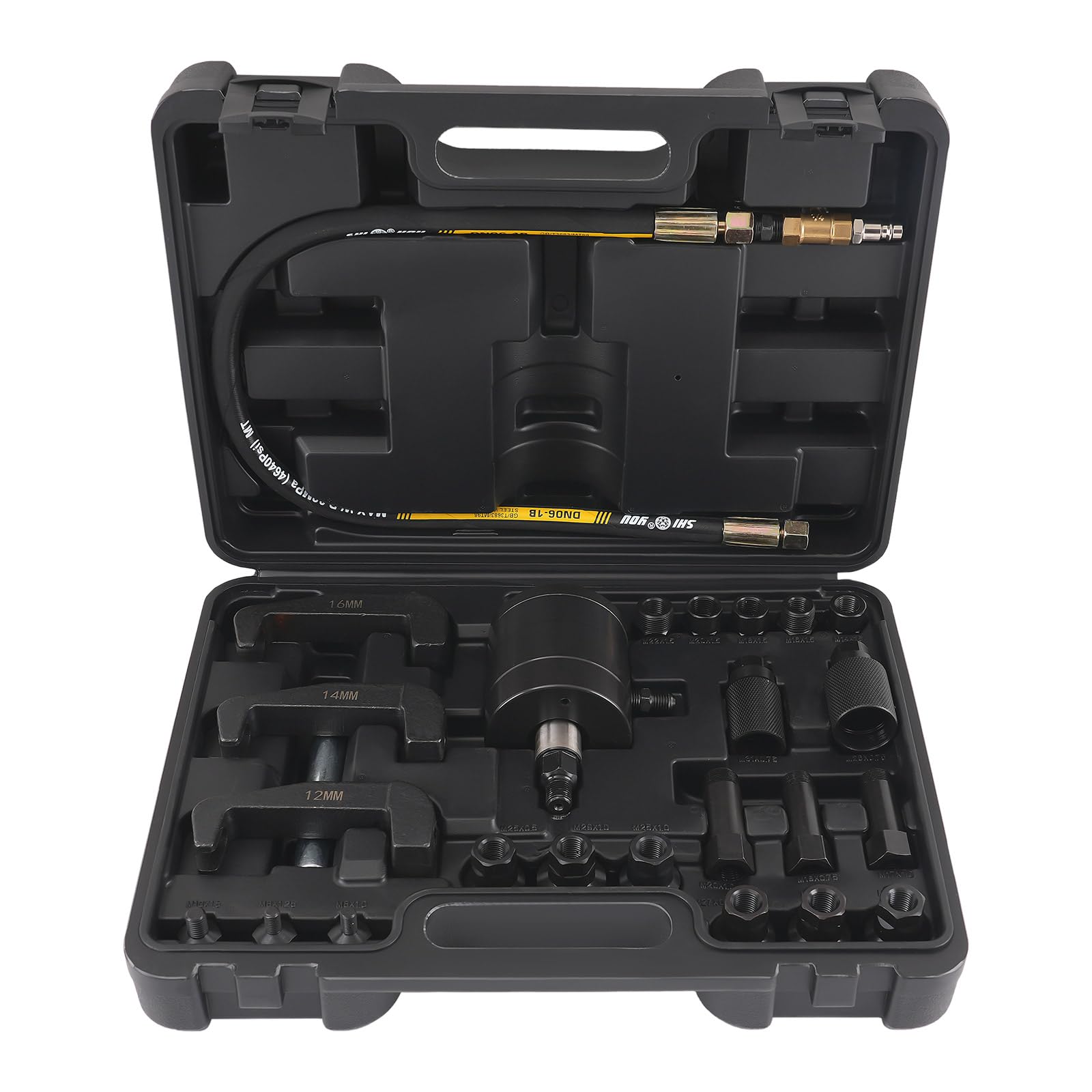 maXpeedingrods Herramienta de extracción de inyectores diésel | inyectores de aire comprimido neumáticos, extractores de inyectores, extractor de inyectores, 19 adaptadores