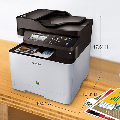 Miniatura 3 de Samsung SL-C1860FWXAA impresora color inalámbrica con escáner copiadora y fax