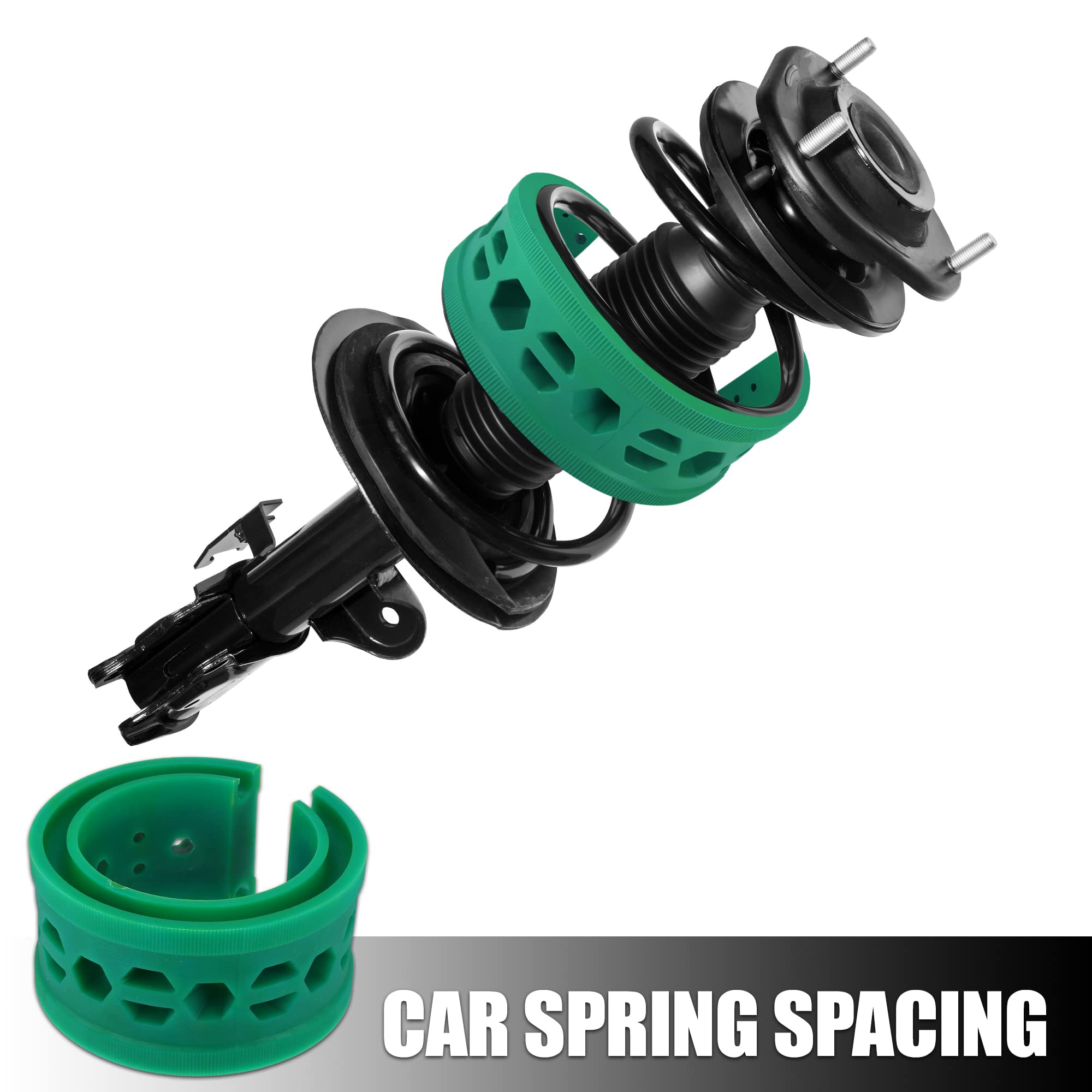 2 Stück Auto Schraubenfeder Puffer Gummipuffer Universal Schwarz 236181691743