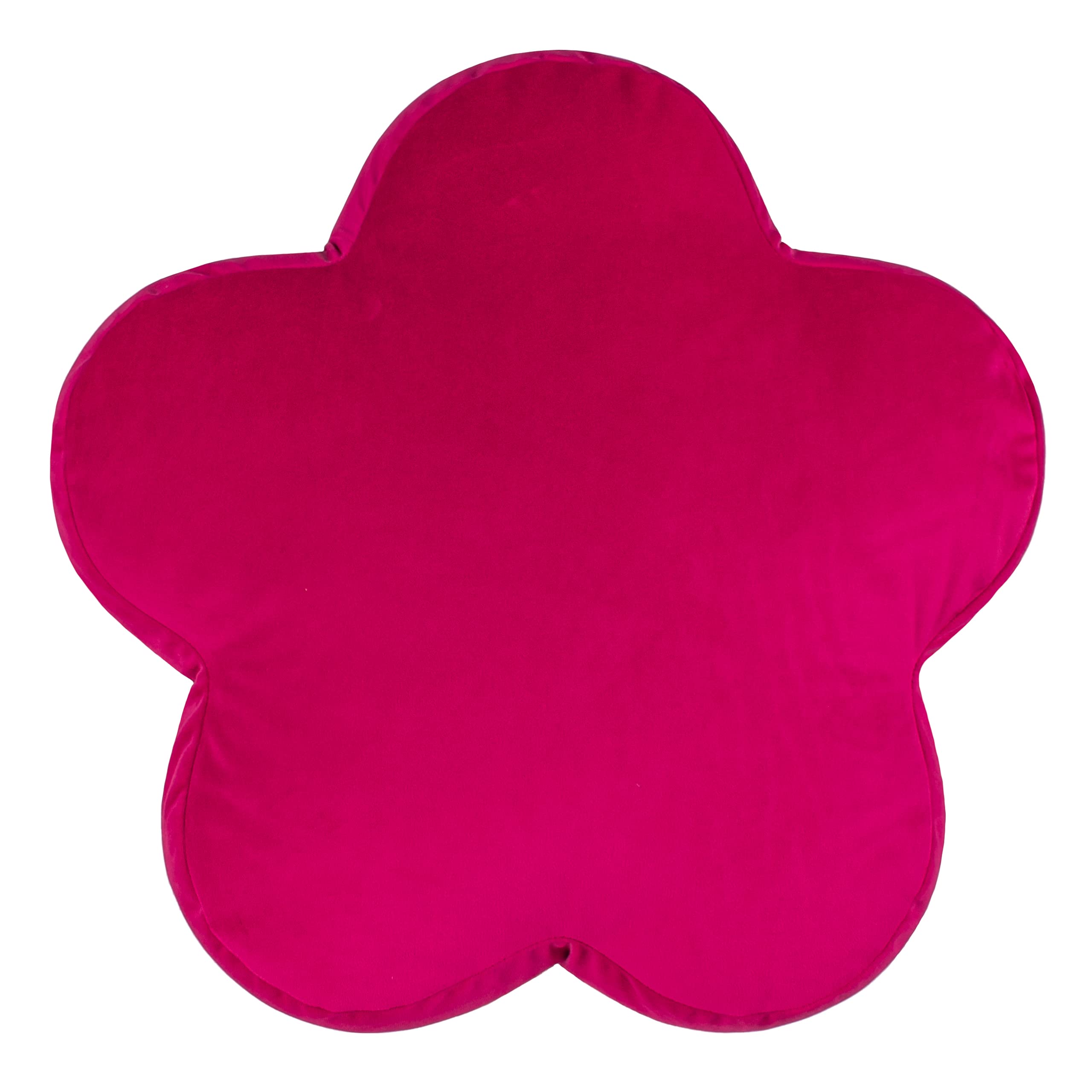 B&Q -  Flower Velvet Reversible Ready Filled Cushion