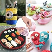 Vista 3 de Knitting Needles Set,36PCS Single Pointed Carbonized Knitting Needles, Sizes from 2.0mm-10.0mm, 25cmLength Knitting Tools for Handmade DIY Wool