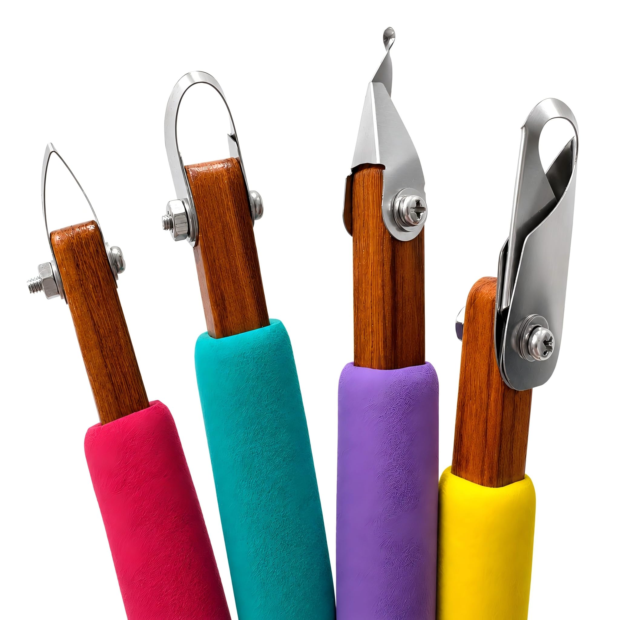Photo 1 of GtohHavea Professional Pottery Carving Tool with Durable Cutting Head, for Clay Sculpting, Sgraffito, Mishima & Ceramic Trimming (4Pcs)