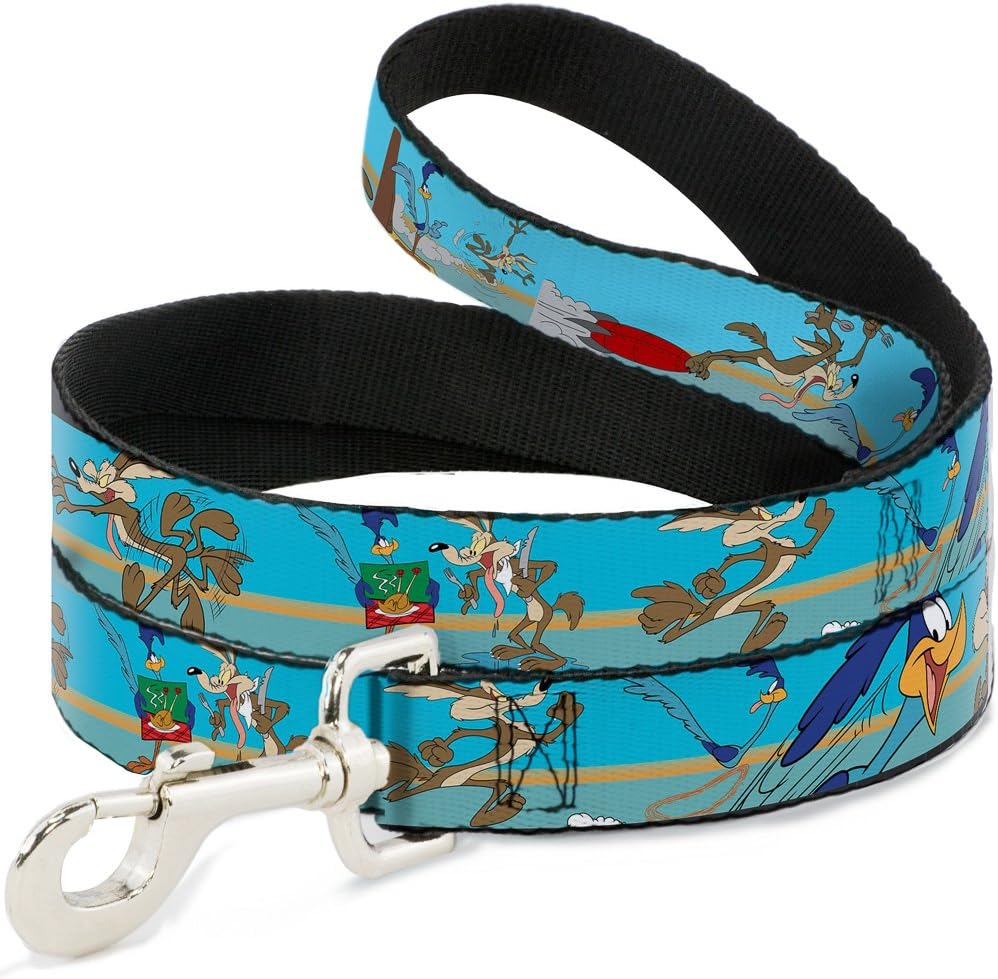 Dog Leash Road Runner Wile E Coyote Scene2 Desert 6 Feet Long 1.0 Inch Wide