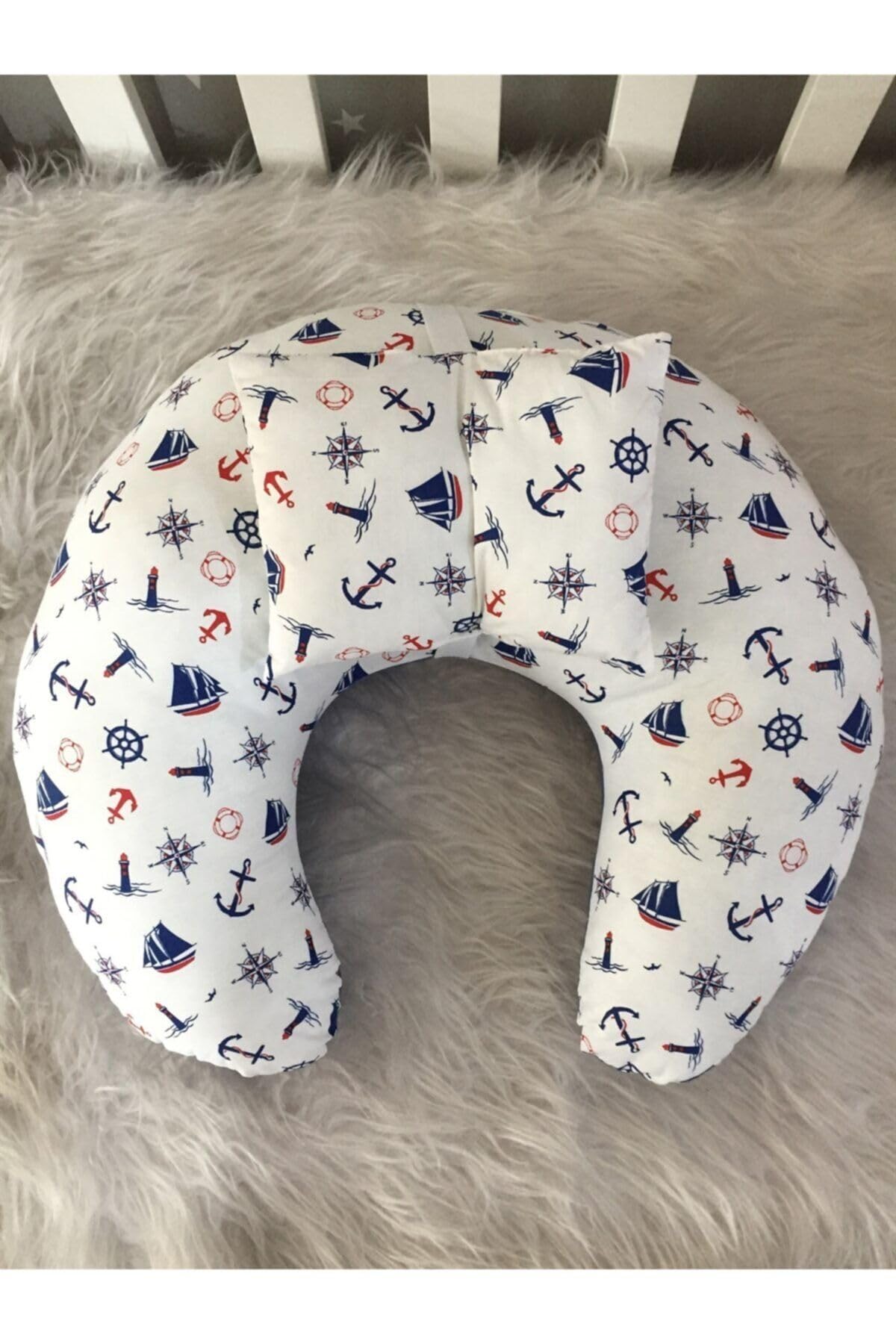 Jaju Baby Kaptan Desenli Emzirme Yastığı
