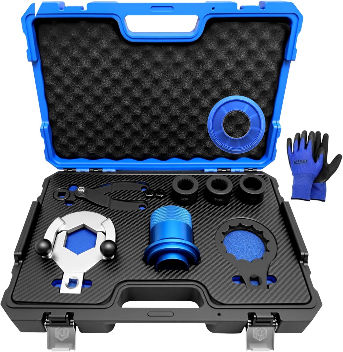 New Rear Drive Axle Differential Installer Remover Tool Kit, Compatible with BMW E70 E90 E91 E92 X3 X5 X6 M3 M4 RWD 4WD, Replace 335040 335050 335060 335080 230020 with 27/37 Teeth Socket