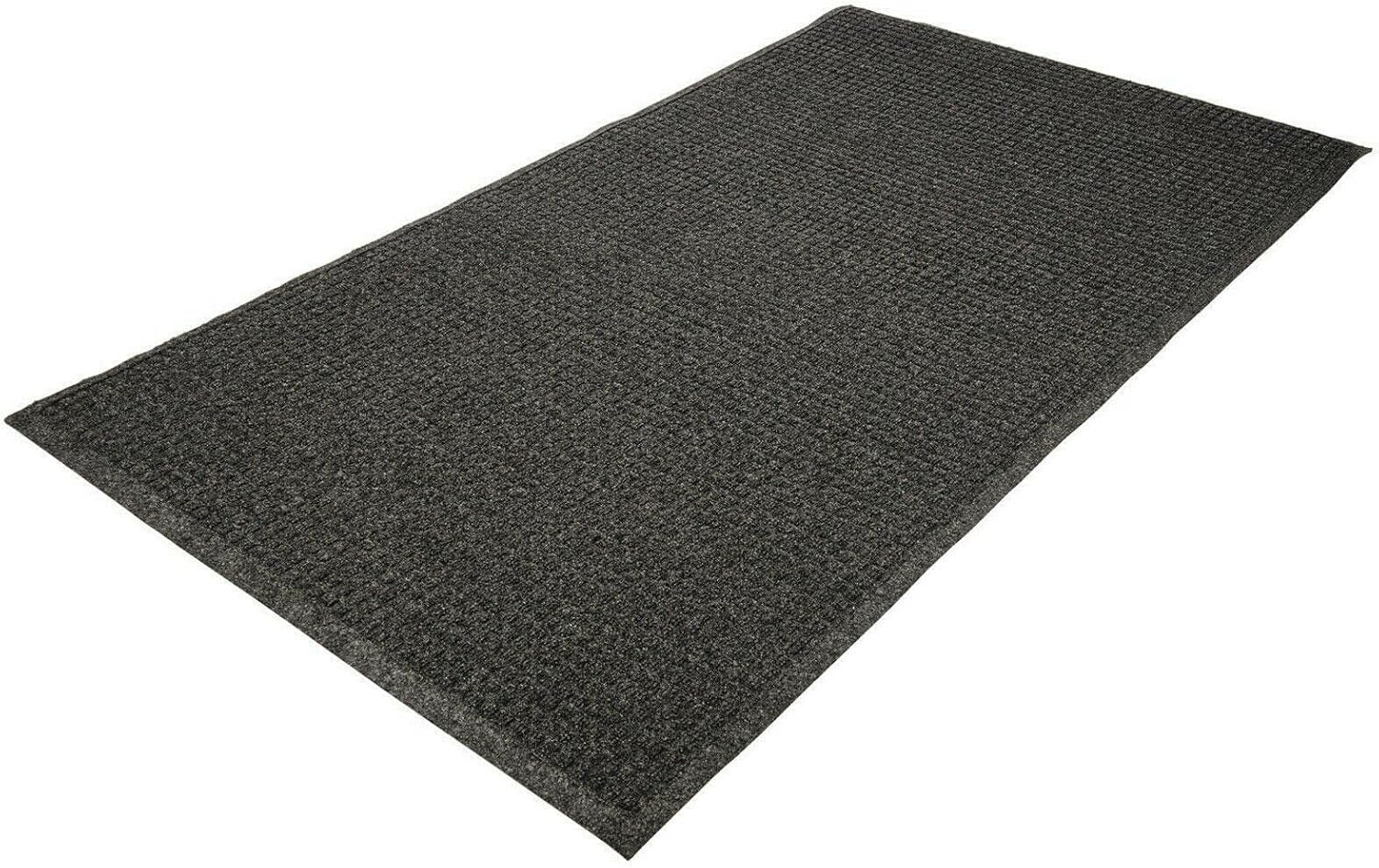 Covered Outdoor Door Entrance mat Dark Gray Carpet MagnifiQ
