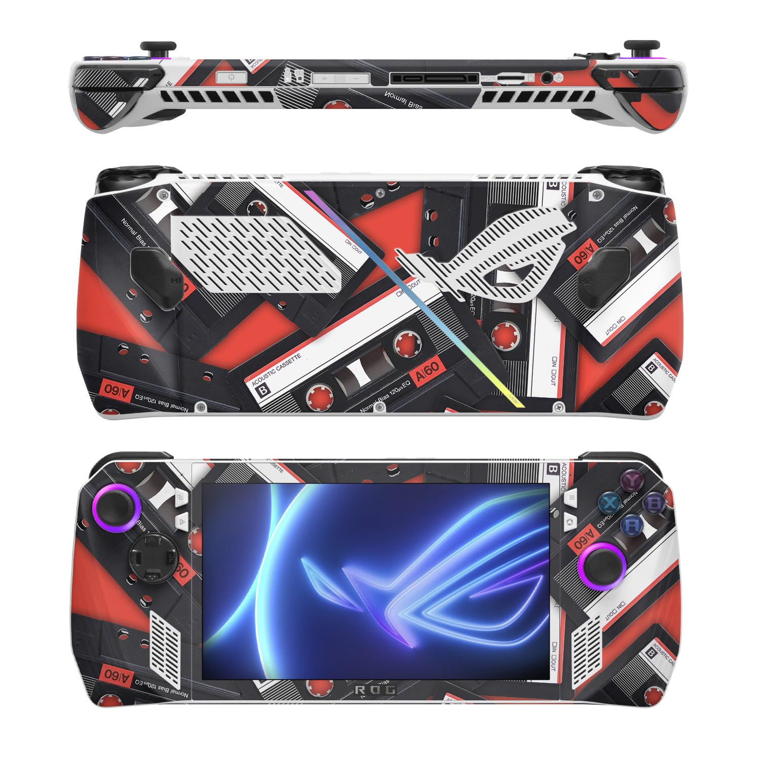 MightySkins Skin Compatible with Asus ROG Ally - Mixtape | Protective, Durable, and Unique Vinyl Decal wrap Cover | Easy to Apply, Remove, and Change Styles