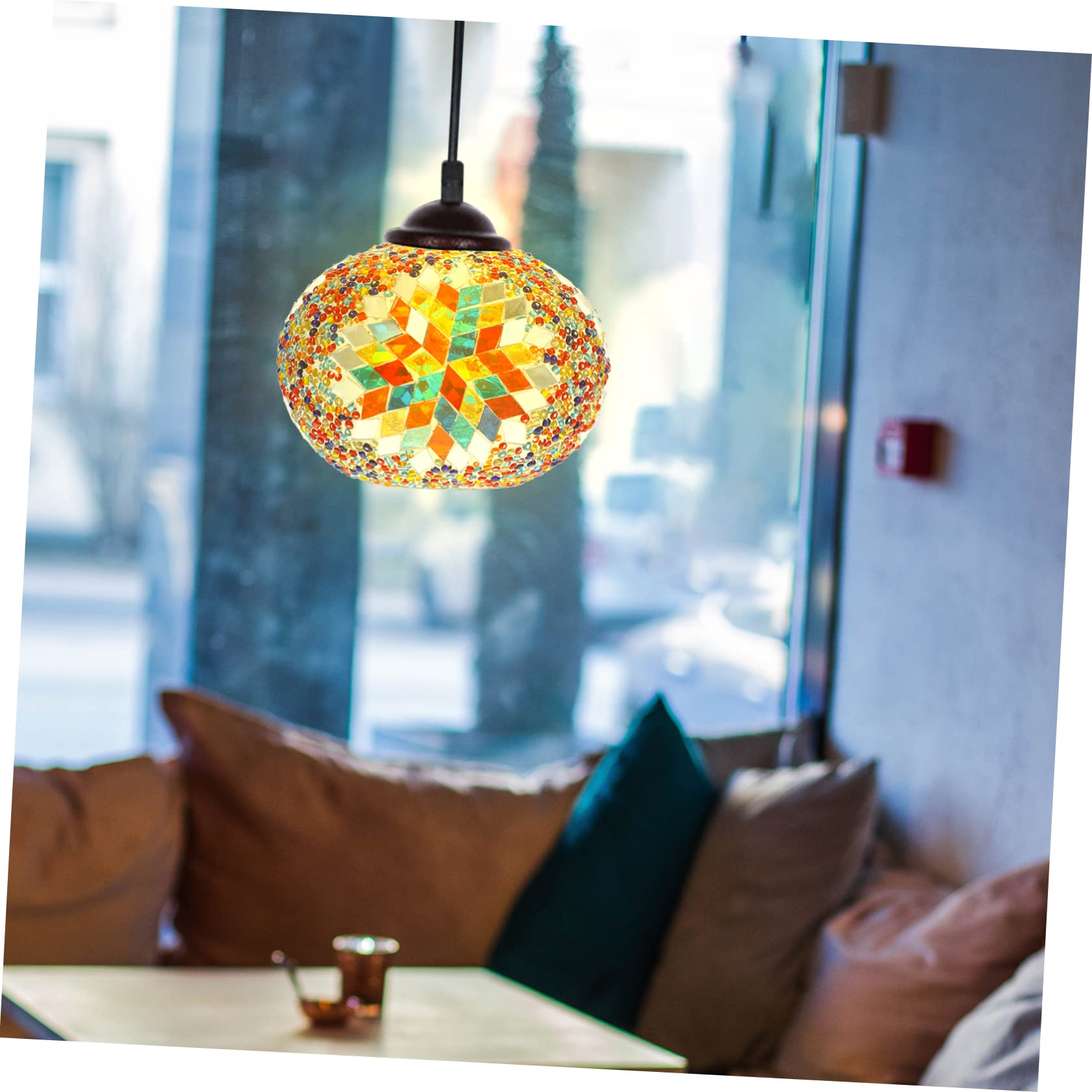 jojofuny Glass Lamp Shade Replacement for Turkish Lamps Globe Cover Easy to Install Lighting Accessory for Bedside Table and Wall Lamps Practical Design - Image 3
