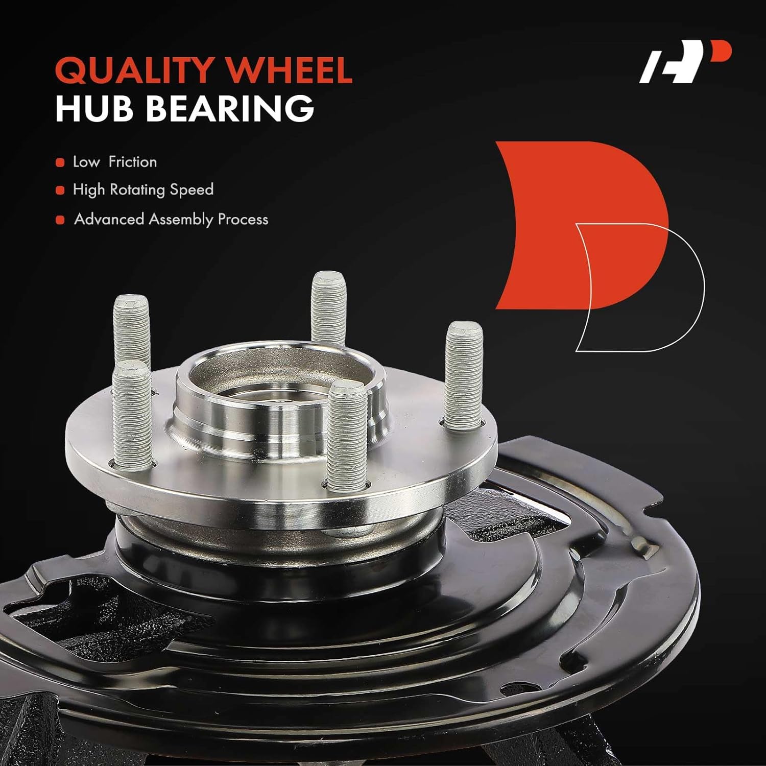 A-Premium Front Right Steering Knuckle & Wheel Bearing Hub Assembly Compatible with Nissan Altima 2002 2003 2004 2005 2006, L4 2.5L, Passenger Side