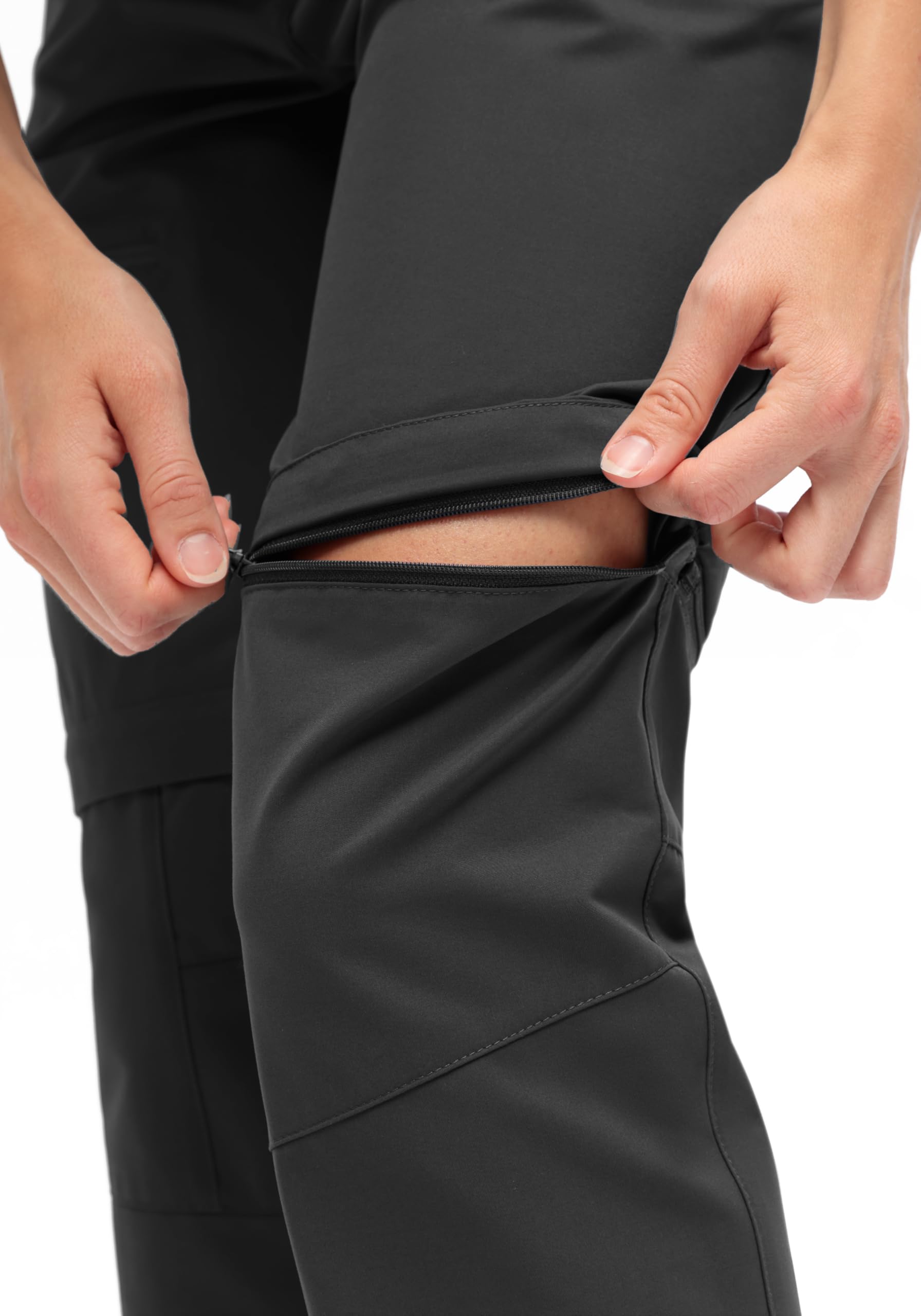 Maier Sports Damen Wanderhose NATA Zip Loop