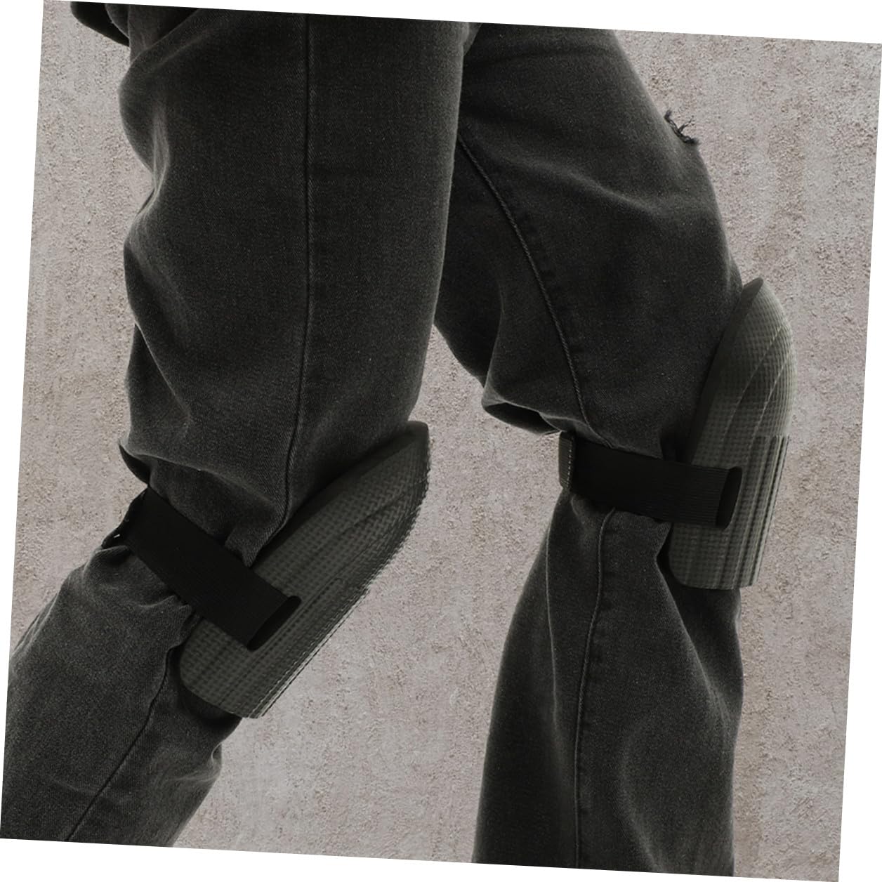 Zerodeko 2 Pairs Work Knee Pads for Men and Women Construction, Ergonomic Foam Knee Cushions with Blue and Black Covers, Safety Protective Pads for Gardening and Flooring Tasks