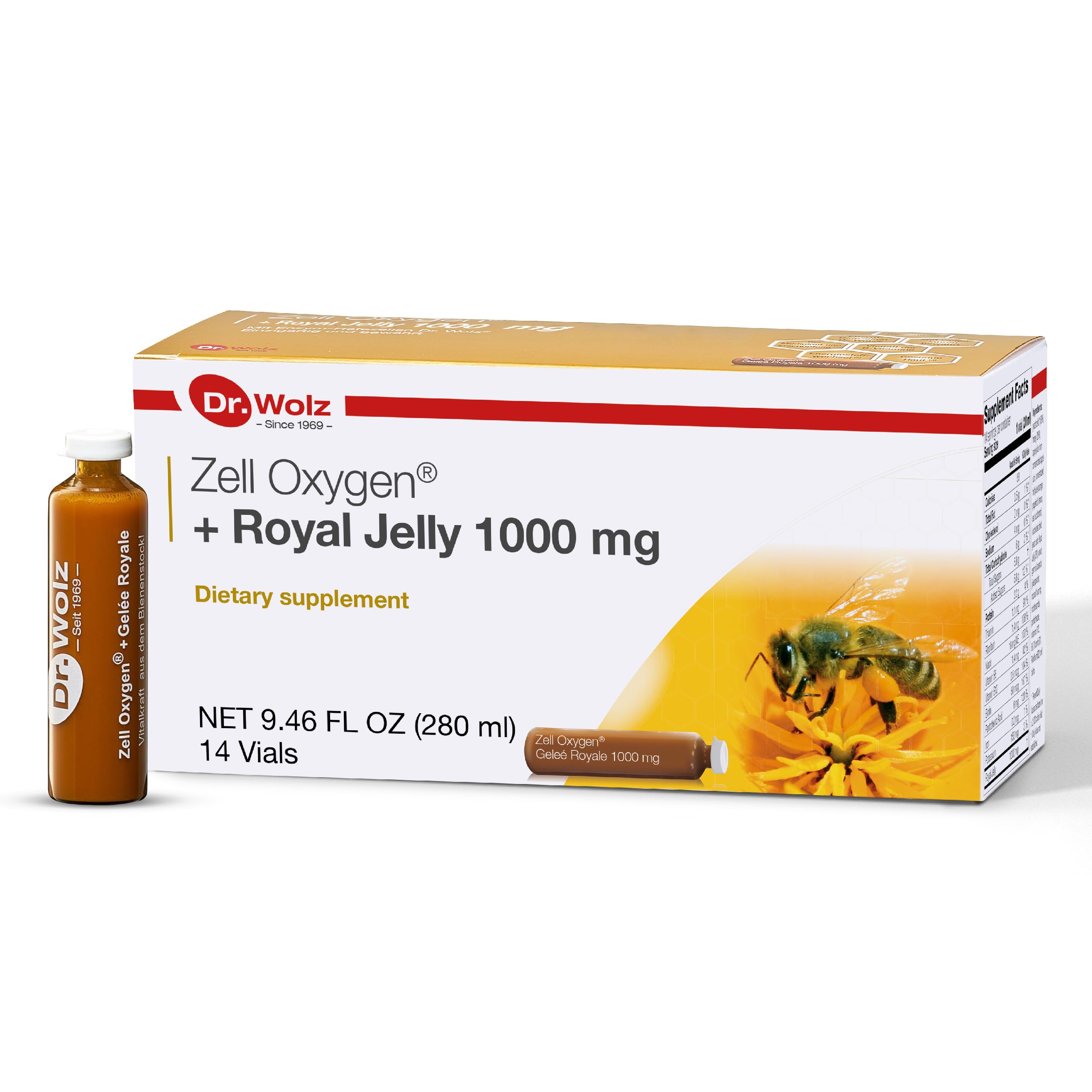 Amazon.com: Dr. Wolz Zell Oxygen + Royal Jelly 1000mg, Organic