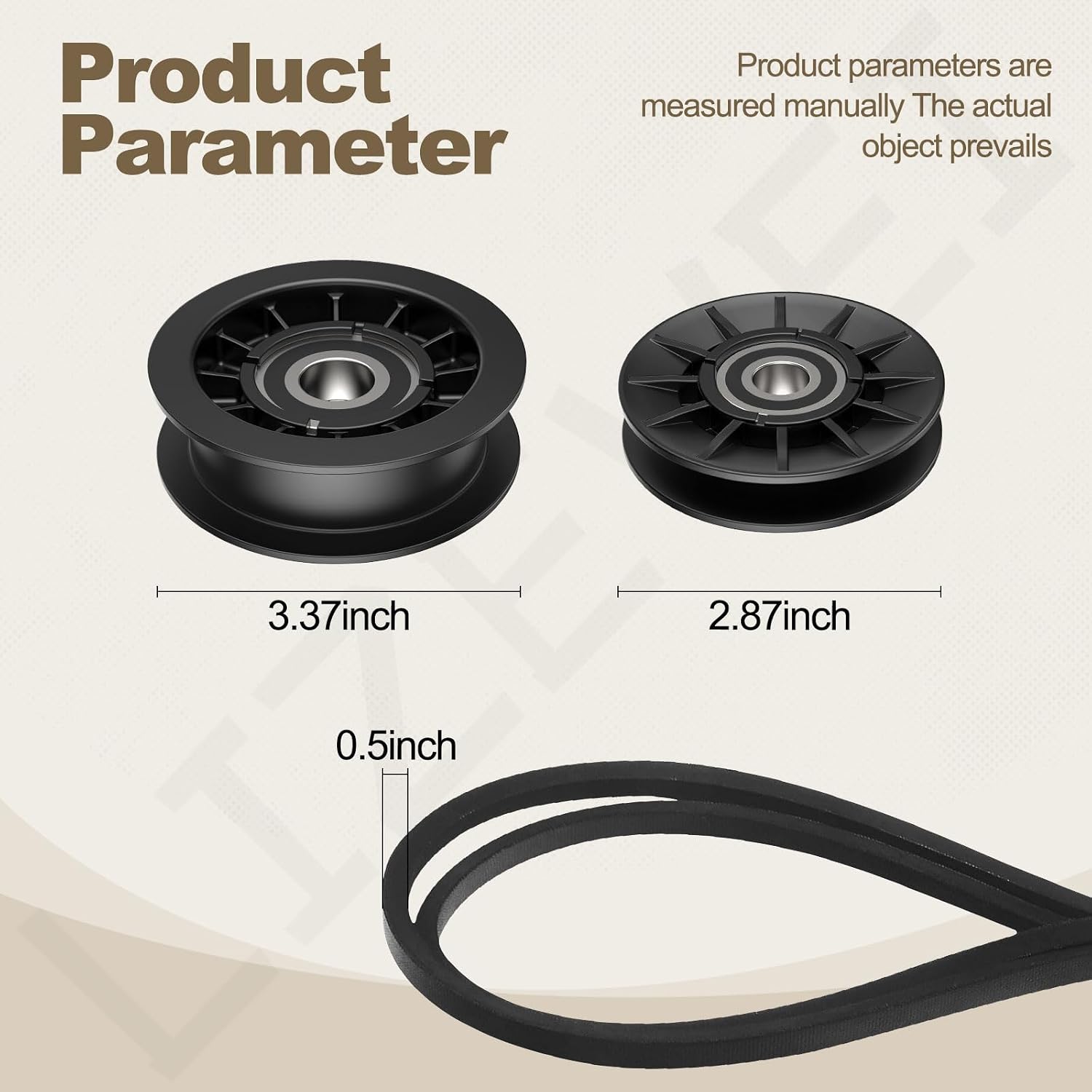 Transmission Drive Belt Pulley Repair for John D-eere L100 Series Mowers