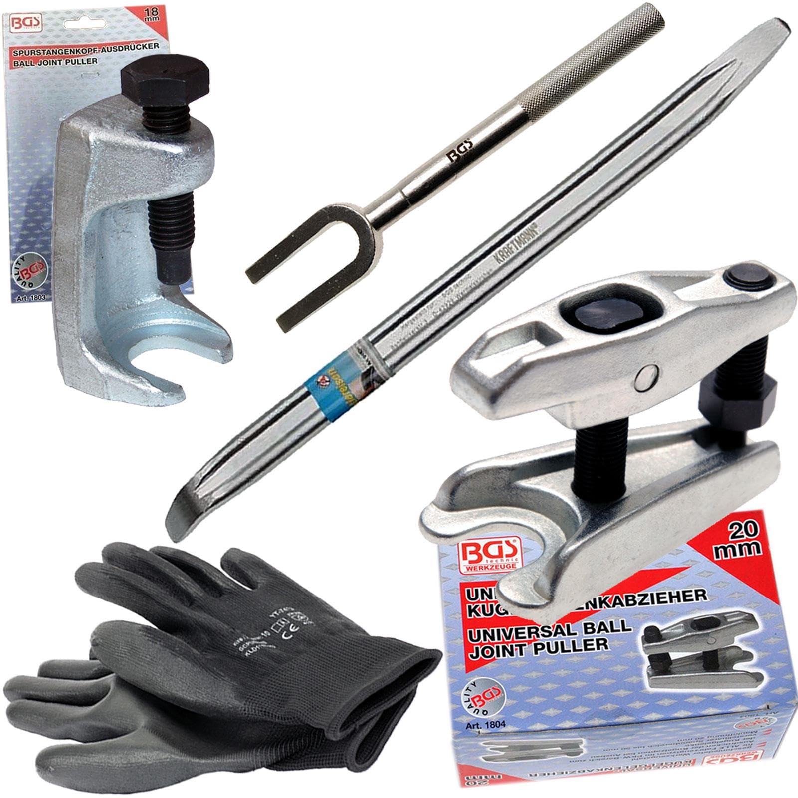 BGS Set Universal-Kugelgelenk Spurstangenkopf Abzieher Ausdrücker Trenngabe