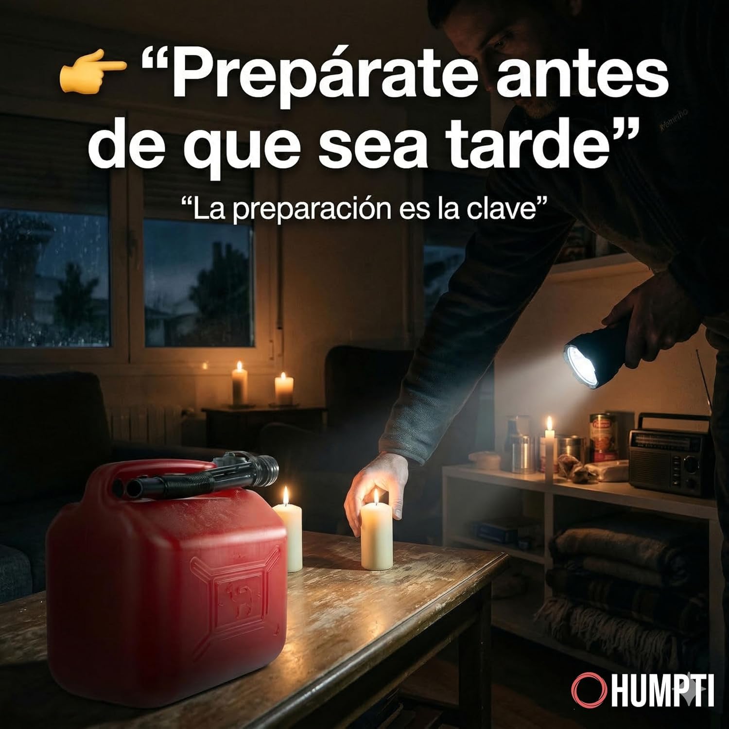 Garrafa Gasolina 10L Homologada Pack de 6 - Bidón Combustible Plástico con Visor de Nivel - Bidones para Gasolina y Gasoil Homologados 60 Litros