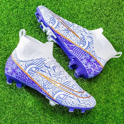 Chuteiras de futebol unissex antiderrapantes com sola FG ao ar livre tênis de gramado botas de futeb