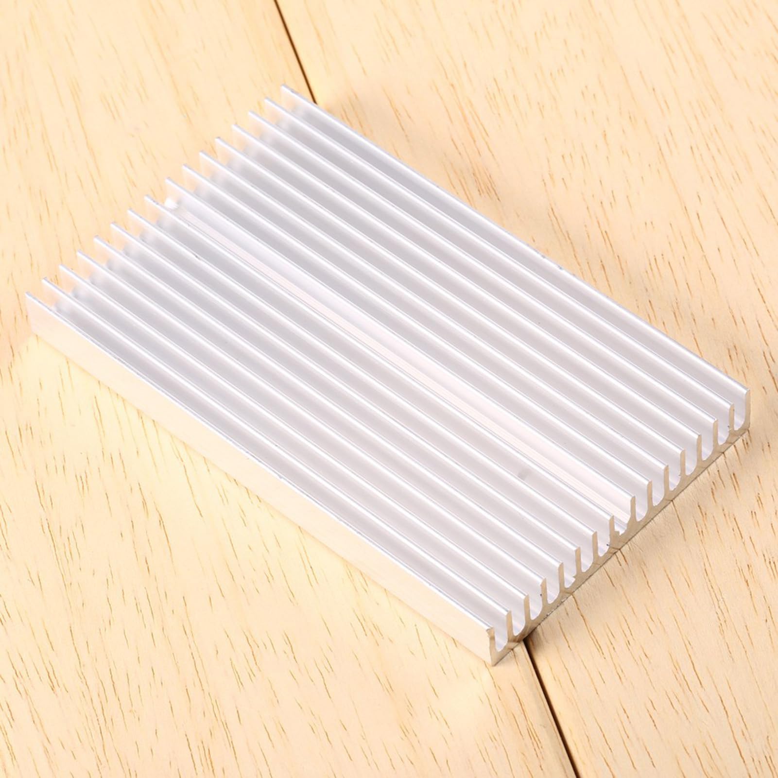 Dissipatore Di Calore In Alluminio 100x100x18mm - 16 Alette, 123g, Per LED Ad Alta Potenza, IC, Amplificatori - 3