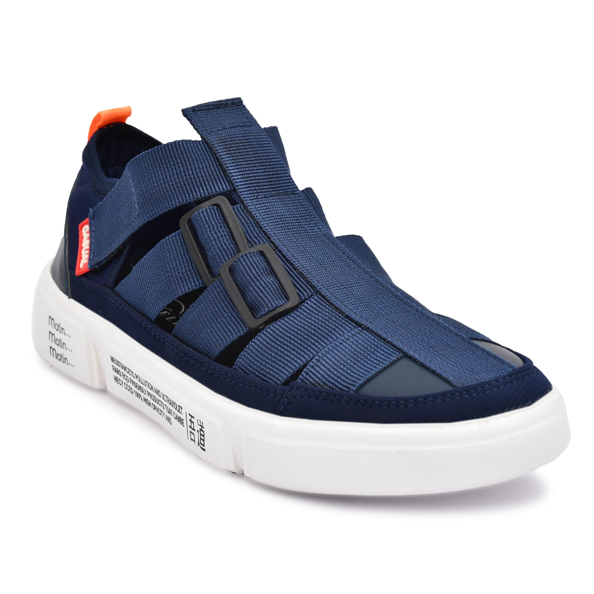 BACKLO Men Stylish Sandals | Comfortable Sandals for Daily Outdoor Use | Casual Formal Sandals with Airmix Soles (BLUE, 6) (B0CQP8P91Z) Amazon Price History, Amazon Price Tracker