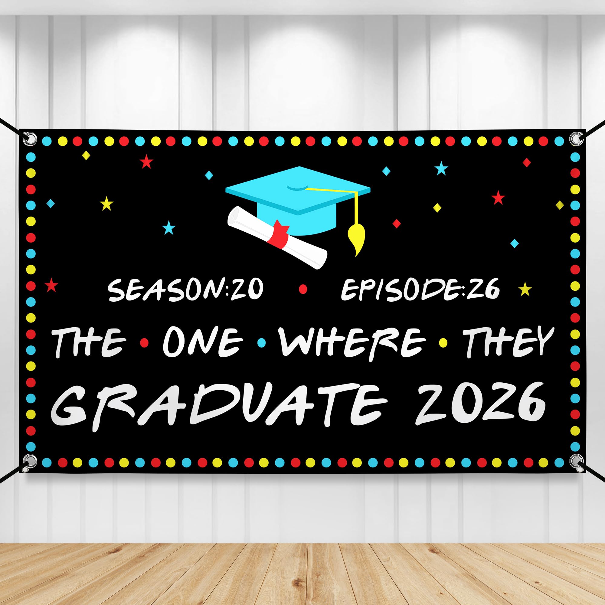 Snapklik.com : The One Where They Graduate Backdrop 2026 - XtraLarge ...