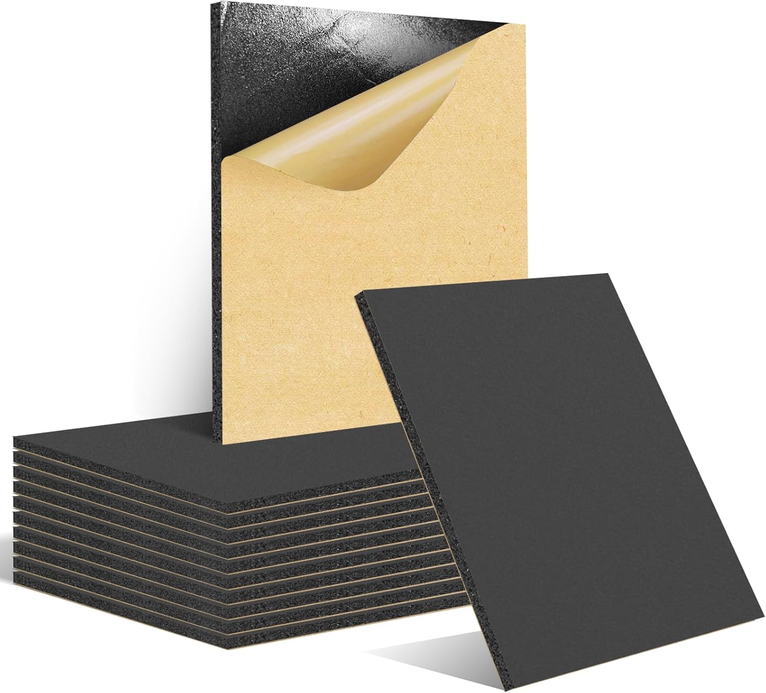 197mil(5mm) 10sqft Sound Deading Material for Cars Closed Cell Foam Auto Sound Deadening Mat Sound Deadener, Automotive Heat Shield Insulation Pad for Garage Door Trunk Hood Dampening