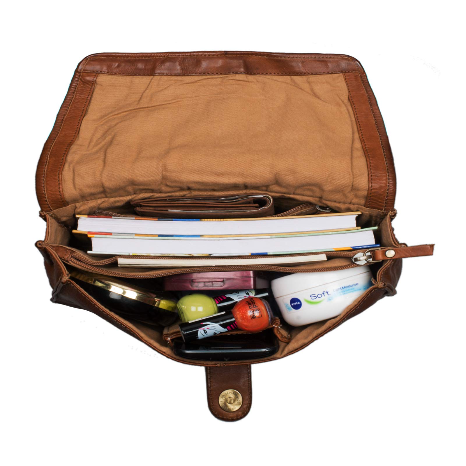STILORD 'Ella' Bolso Mano Cuero Mujer señora o Dama Bolsa pequeña para Fiesta Salir Diario Festivales de auténtico Cuero Vintage Trenzado